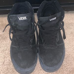 Black High Top Vans Men’s Size 8